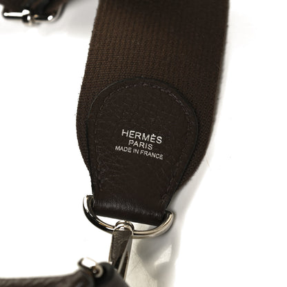 Hermes Taurillon Clemence Evelyne III PM Chocolate 9 of 16