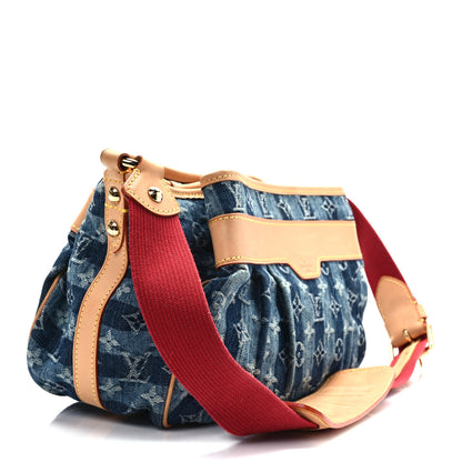 Louis Vuitton Denim Raye Porte Epaule MM 2 of 10