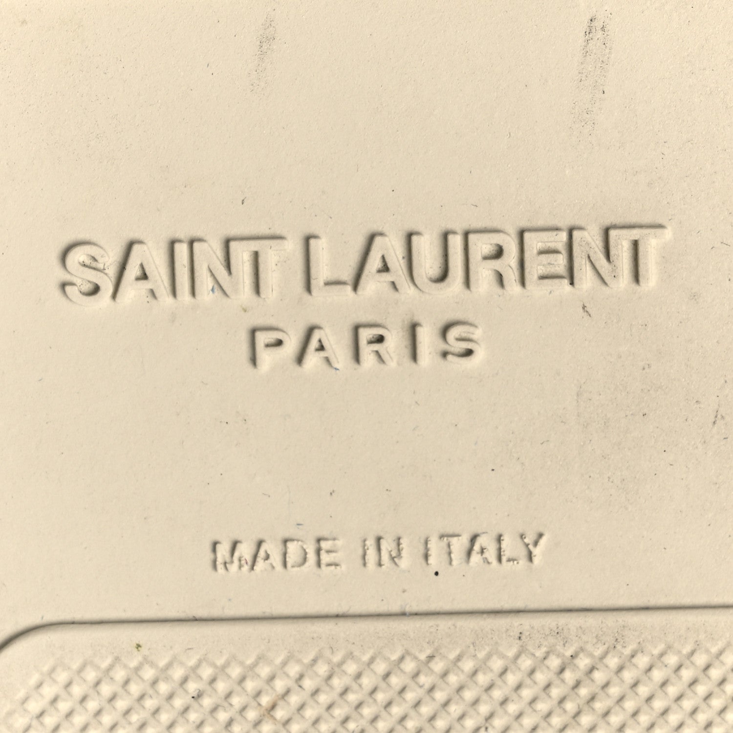 Saint Laurent Calfskin Studded SL/08 Low Top Sneakers 37.5 White 8 of 14