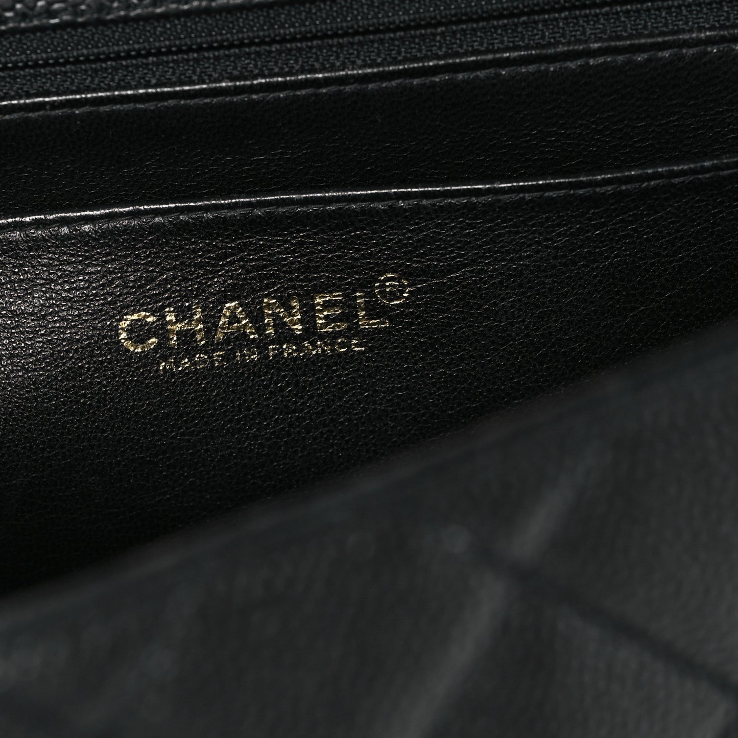 Caviar Quilted Jumbo Kelly Flap Black
