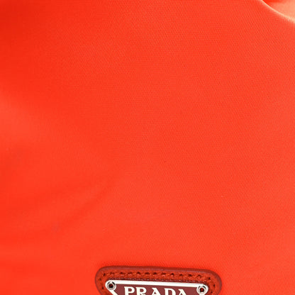 Prada Tessuto Nylon Vela Drawstring Pouch Orange 9 of 12
