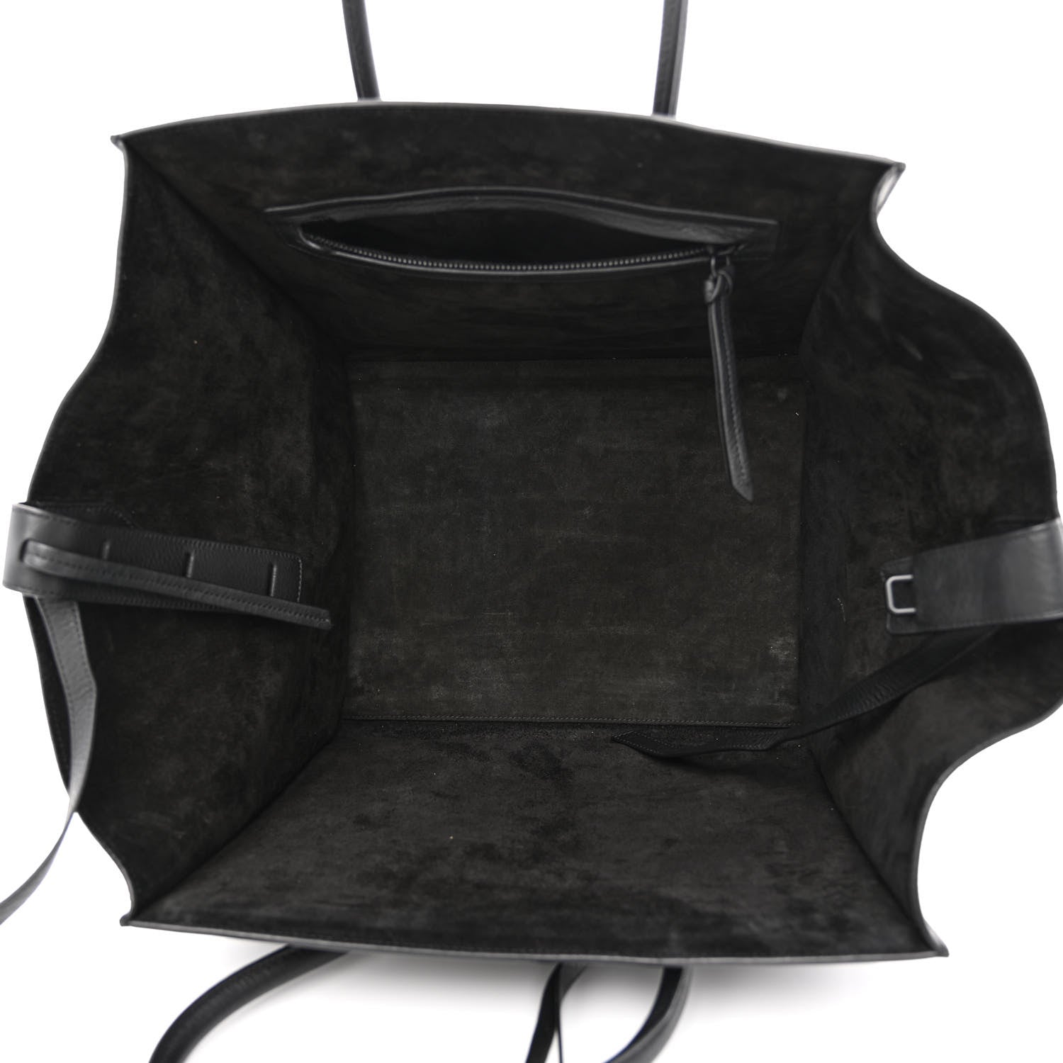Celine Grained Calfskin Medium Phantom Luggage Black 5 of 11