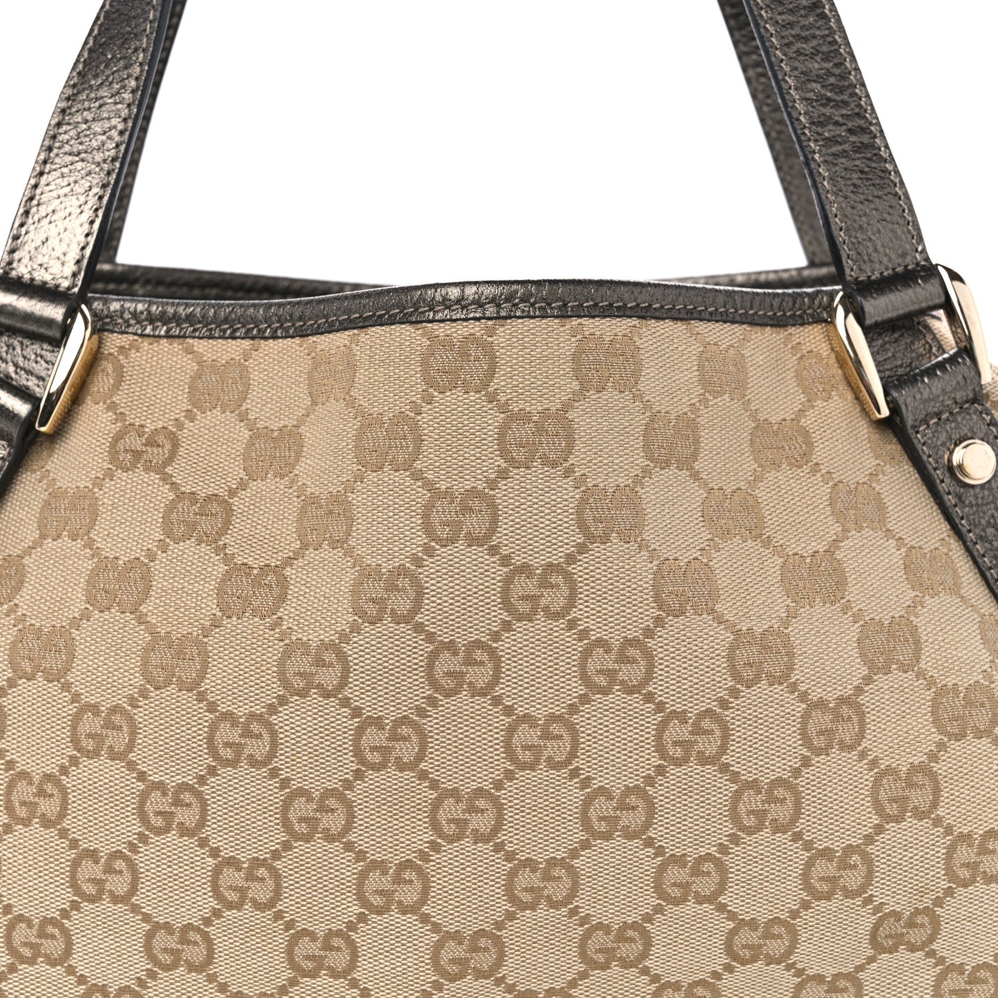 Monogram Medium Abbey Shoulder Bag Pewter