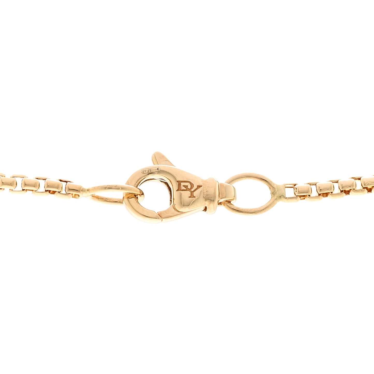 18K Yellow Gold Diamond Virgo Amulet Pendant Necklace