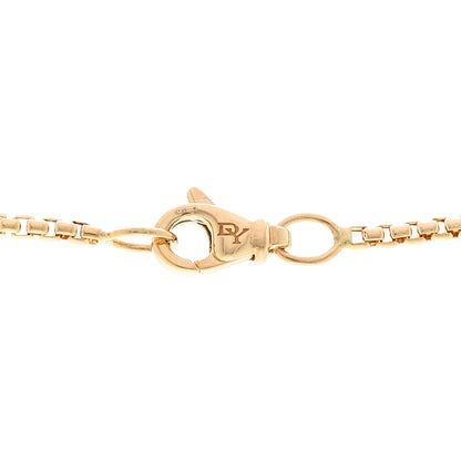 David Yurman 18K Yellow Gold Diamond Virgo Amulet Pendant Necklace 4 of 5