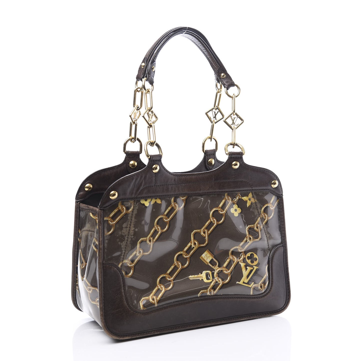 Monogram Charms Cabas Brown
