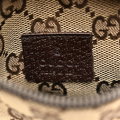 Gucci GG Monogram Double Pocket Belt Bag Dark Brown 9 of 15