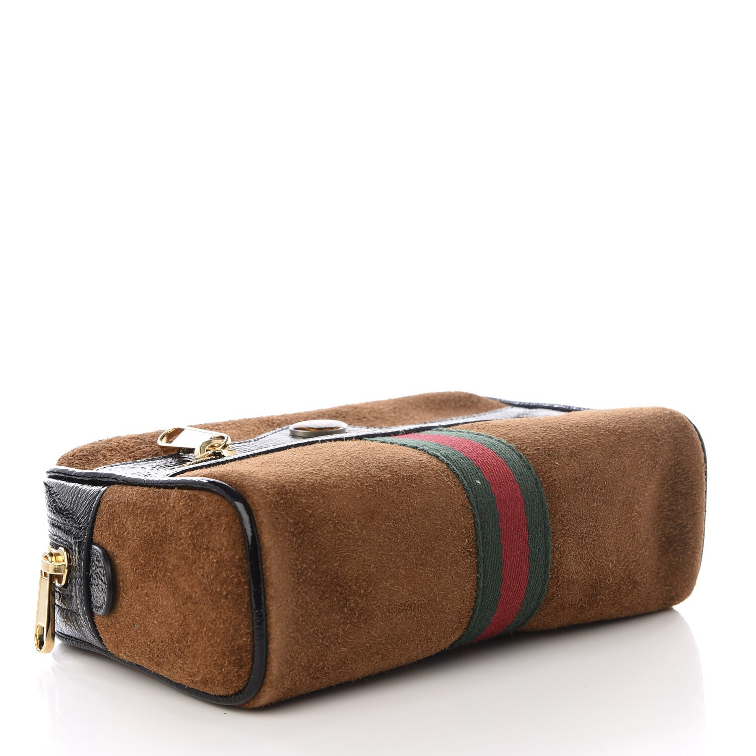 Gucci Suede Small Ophidia Belt Bag 95 38 Brown 3 of 8