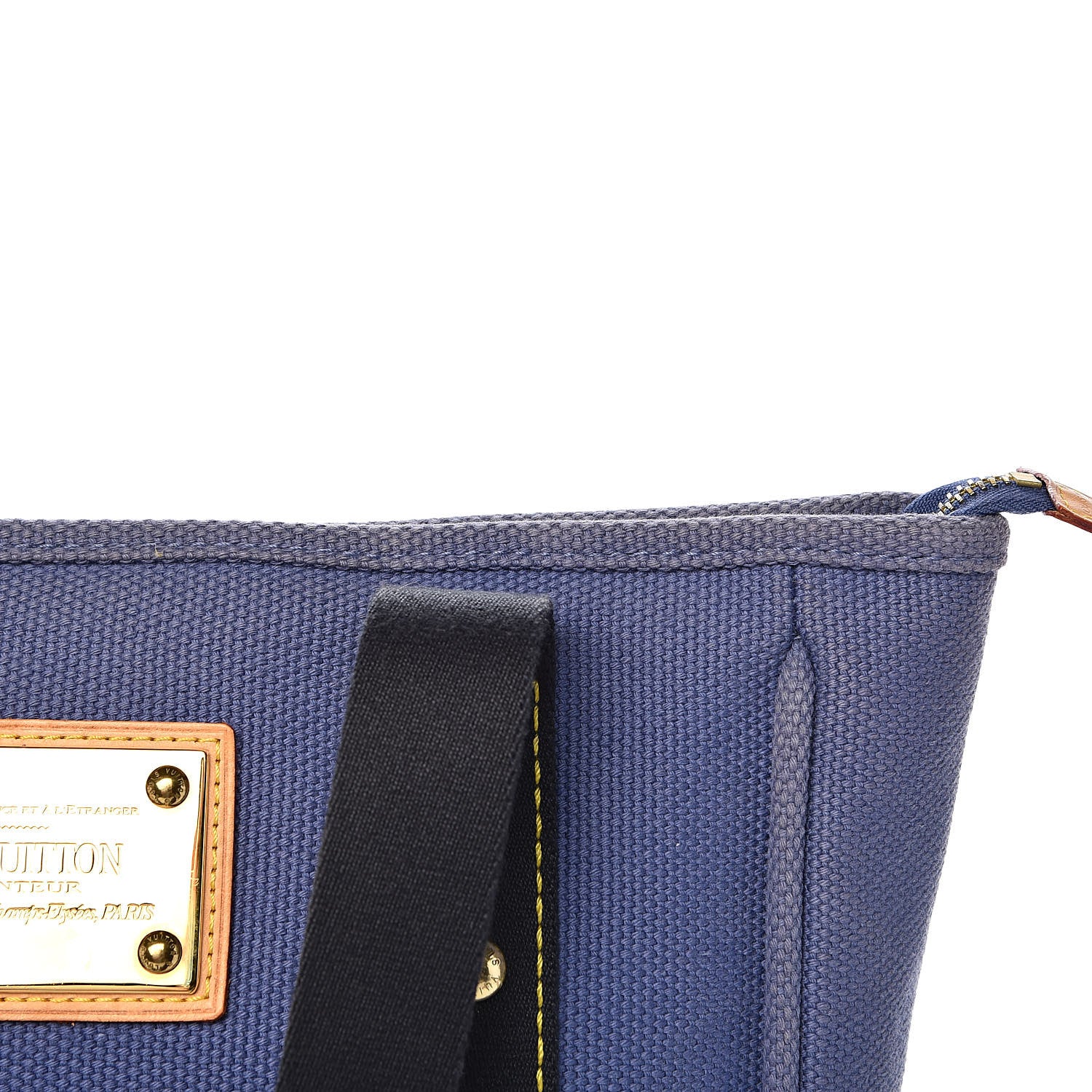 Louis Vuitton Toile Antigua Cabas MM Blue 12 of 13