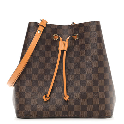 Louis Vuitton Damier Ebene Neonoe MM Safran 1 of 9