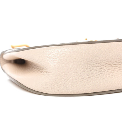 Chloe Grained Lambskin Mini Drew Shoulder Bag Abstract White 5 of 9