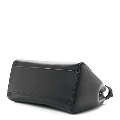 Fendi Nappa Stacked Bar Mini Peekaboo Iconic Satchel Black 10 of 12