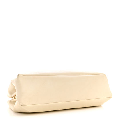 Celine Smooth Calfskin Eyelet Small Top Handle Bag White 4 of 15