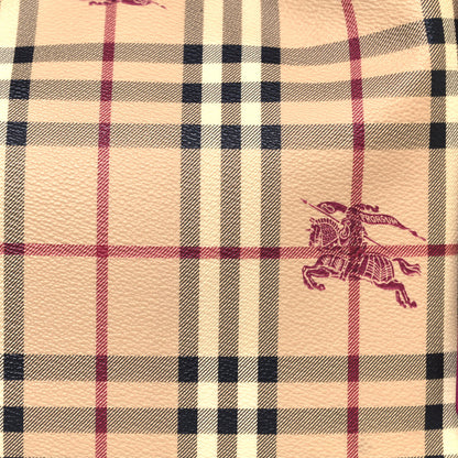 Burberry Haymarket Check Small Canterbury Tote Magenta 14 of 15