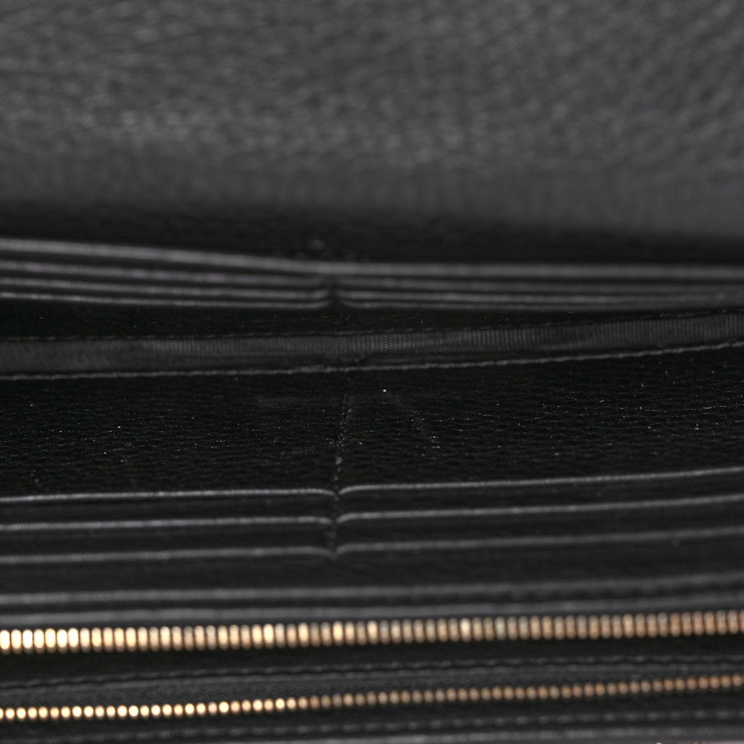 Gucci Calfskin Web Horsebit Chain Clutch Wallet Black 11 of 11