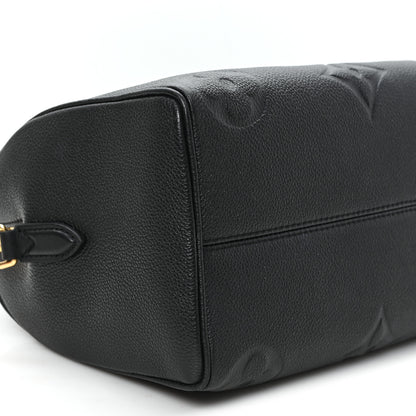 Louis Vuitton Empreinte Monogram Giant Speedy Bandouliere 25 Black 9 of 10