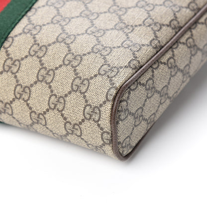 Gucci GG Supreme Monogram Web Medium Ophidia Messenger Bag Brown 8 of 9