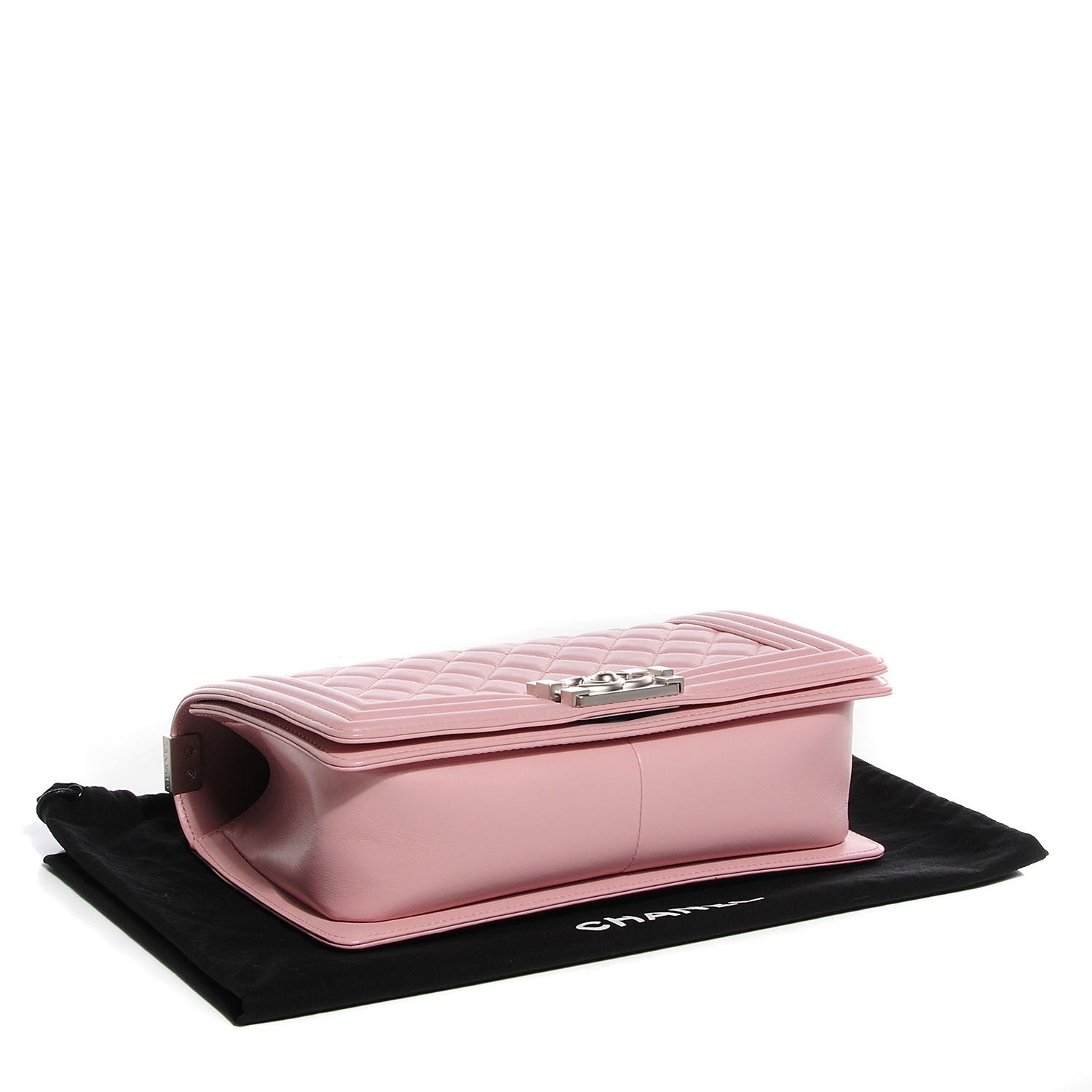 Chanel Lambskin Quilted Medium Boy Flap Light Pink 4 of 9