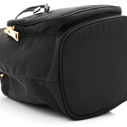 Prada Saffiano Tessuto Nylon Mini Bucket Crossbody Bag Black 10 of 11