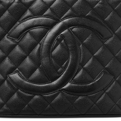 Chanel Caviar Quilted Medallion Tote Black 8 of 10