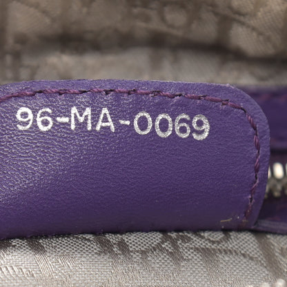 Christian Dior Lambskin Cannage Medium Lady Dior Purple 7 of 13