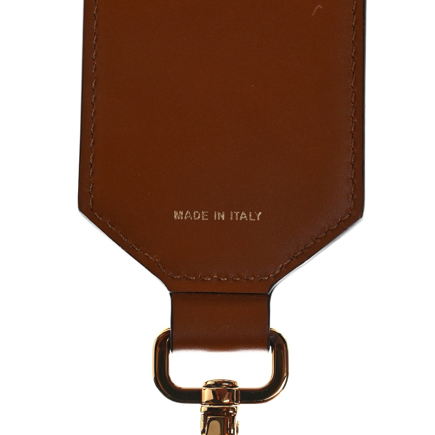 Fendi Ribbon Vitello King Logo Embossed Gingham Woven Adjustable Strap You Panna Black Cuoio 4 of 4