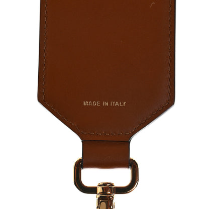 Fendi Ribbon Vitello King Logo Embossed Gingham Woven Adjustable Strap You Panna Black Cuoio 4 of 4