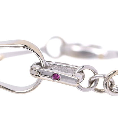 Roberto Coin 18K White Gold Horsebit Bracelet 5 of 5