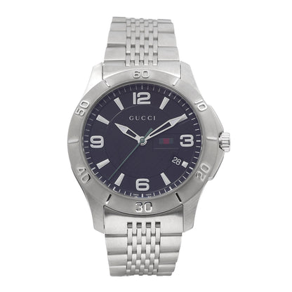Gucci Stainless Steel 45mm G-Timeless Quartz Watch Black 1 of 7