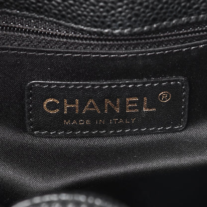 Chanel Caviar Quilted Petit Shopping Tote PST Black 6 of 7