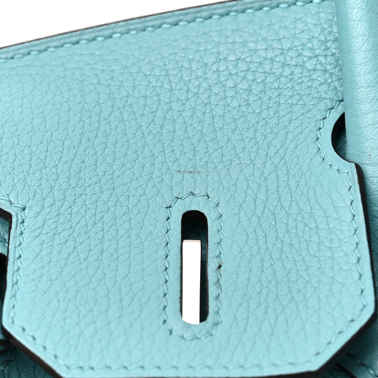 Taurillon Clemence Birkin 30 Bleu Saint Cyr