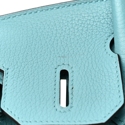 Hermes Taurillon Clemence Birkin 30 Bleu Saint Cyr 14 of 14
