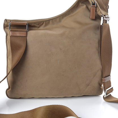 Prada Nylon Vela Sling Messenger Bag Cammello 10 of 11