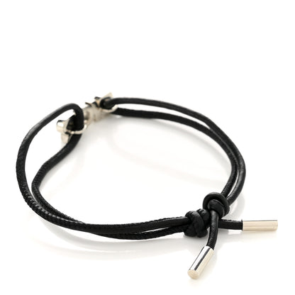 Christian Dior Calfskin Homme Dior Cord Bracelet Black 3 of 3