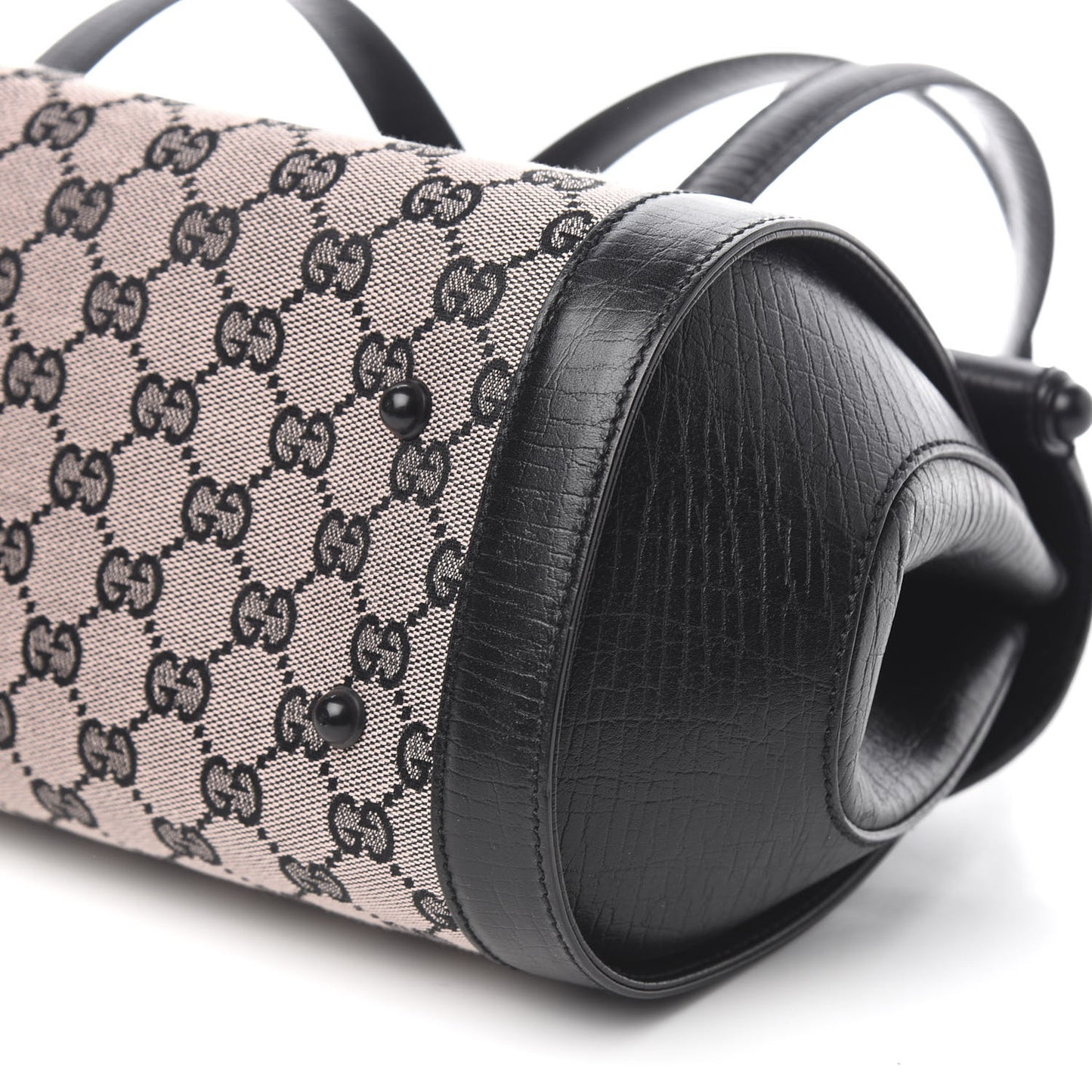 Monogram Bamboo Bullet Handbag Black