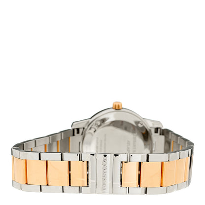 Tiffany Stainless Steel 18K Rose Gold 29mm Atlas 2-Hand Quartz Watch 3 of 4