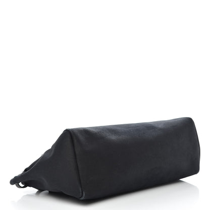 Hermes Toile Calfskin Herbag Cabas MM Black 5 of 16