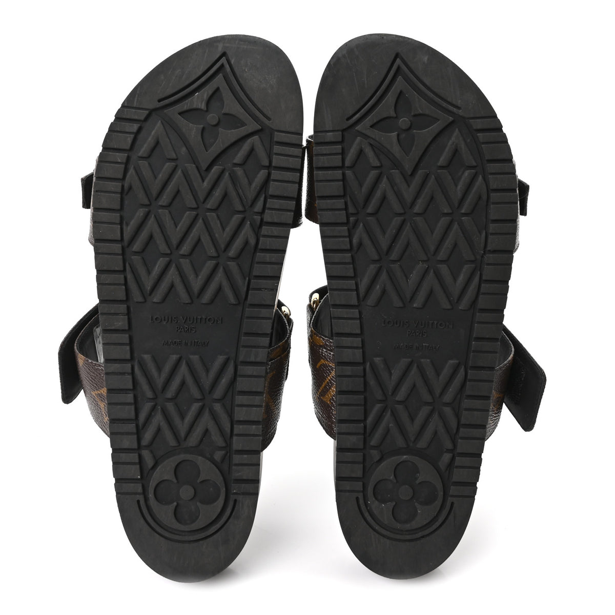 Louis Vuitton Monogram Bom Dia Mule Sandals 39 Black 6 of 10