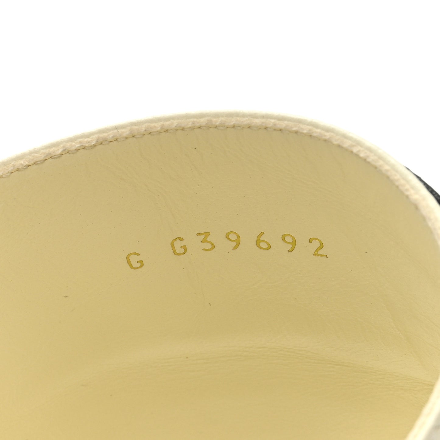 Lambskin Pearl Crystal CC Mules Sandals 39.5 Ivory Black