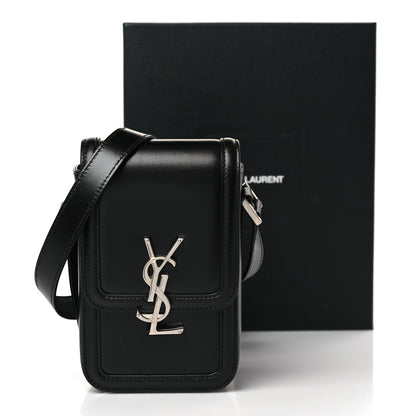 Saint Laurent Smooth Calfskin Mini Solferino Satchel Black 10 of 10