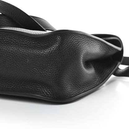 Hermes Taurillon Clemence Halzan 31 GM Black 12 of 17