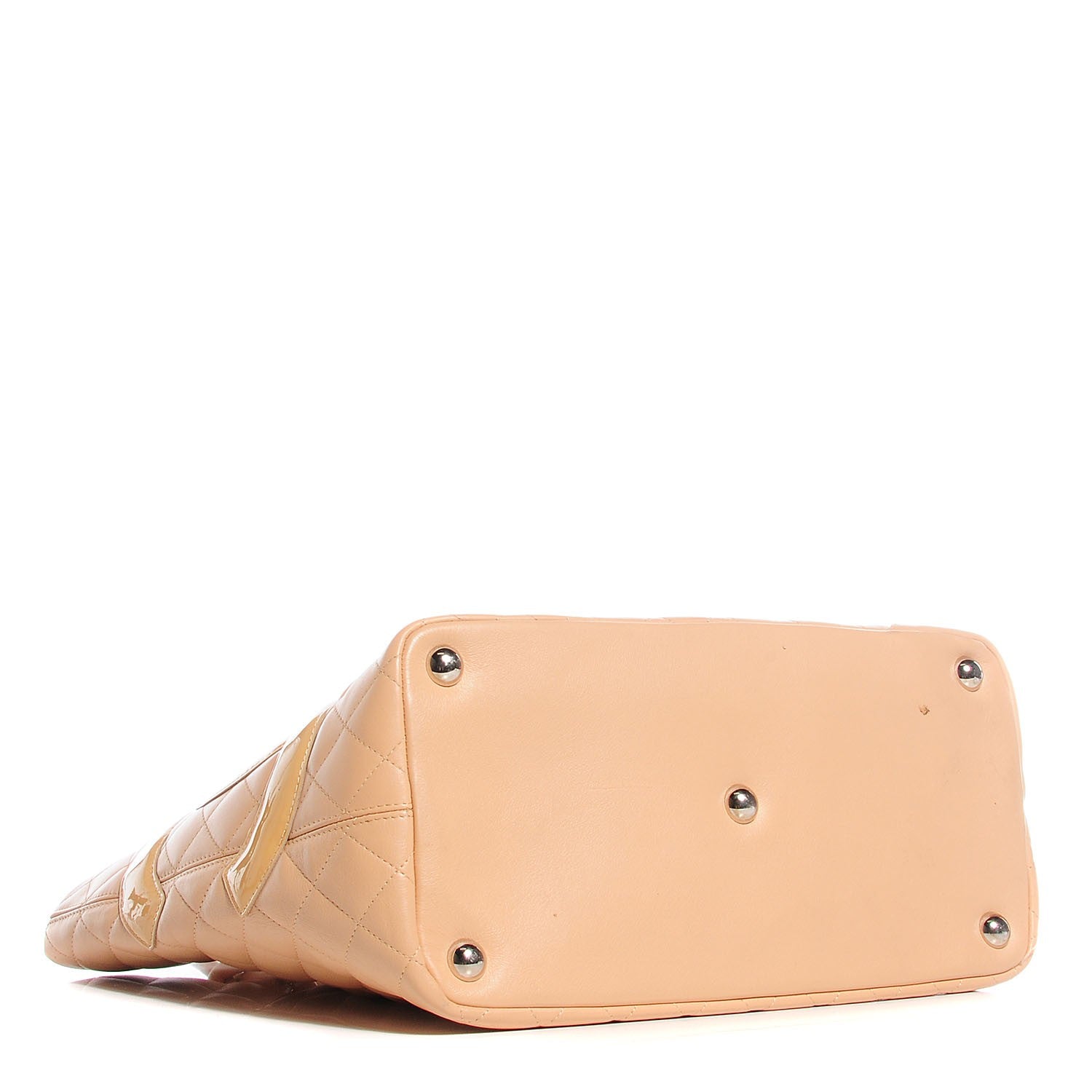 Chanel Calfskin Quilted Large Cambon Tote Beige 4 of 7