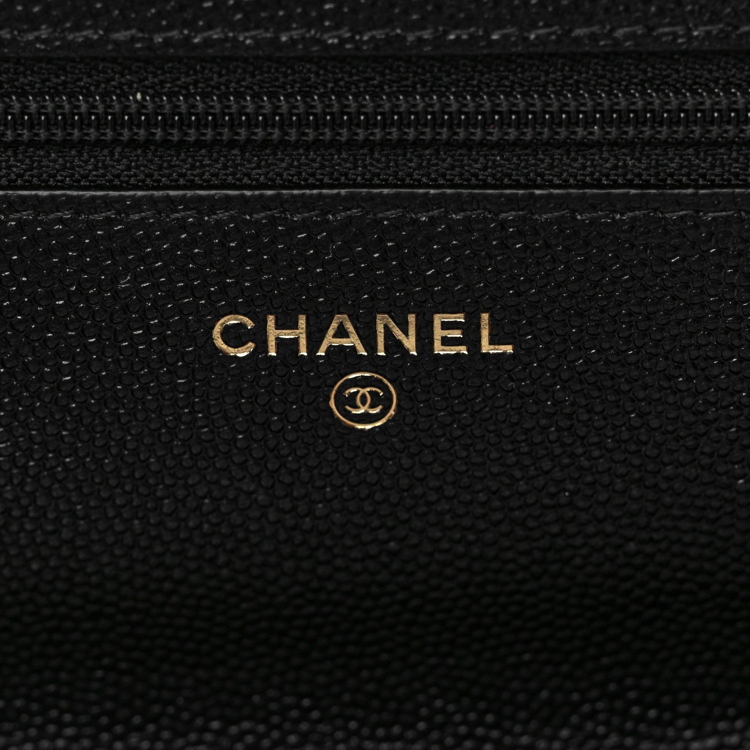 Chanel Caviar Quilted Golden Class Wallet On Chain WOC Black 6 of 10
