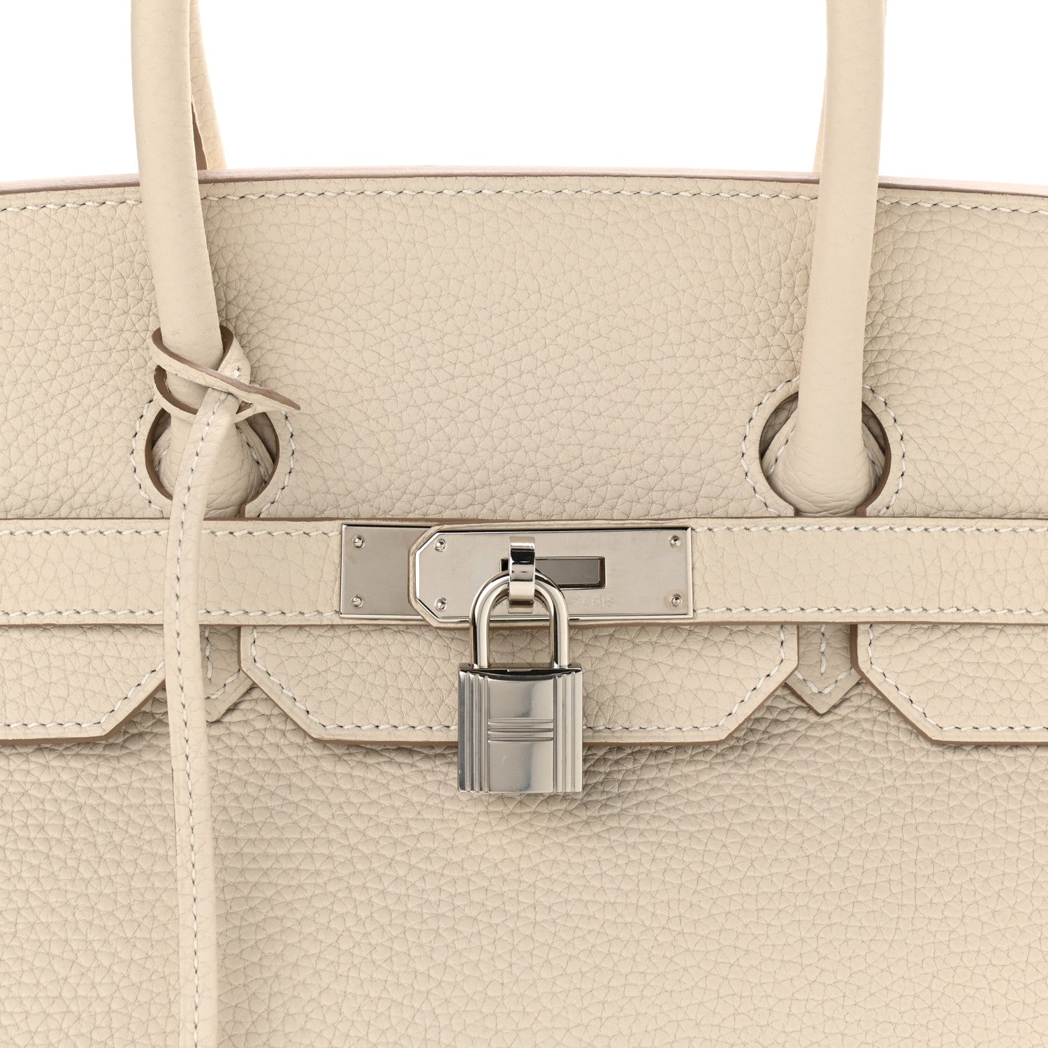 Hermes Taurillon Clemence Birkin 35 Craie 8 of 10