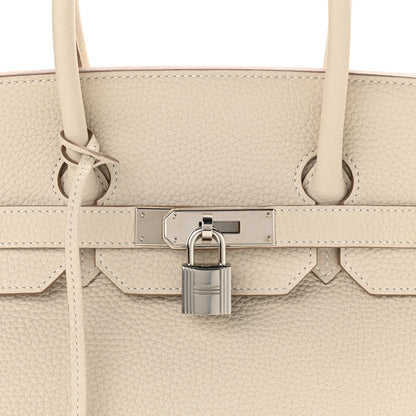 Hermes Taurillon Clemence Birkin 35 Craie 8 of 10