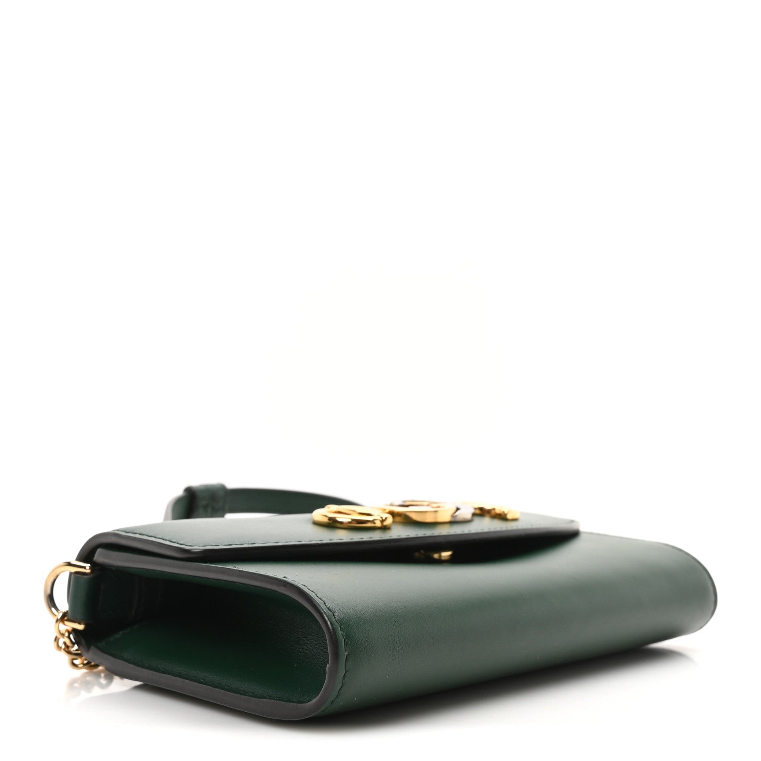 Gucci Smooth Calfskin Mini Zumi Shoulder Bag Vintage Green 4 of 10