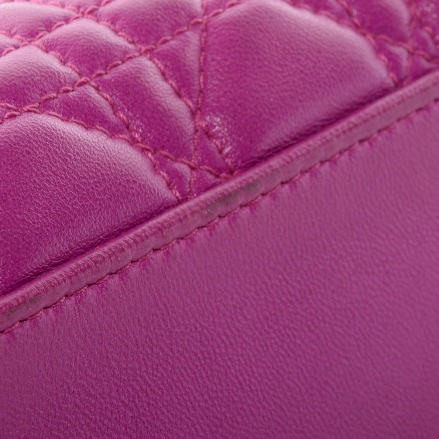 Lambskin Cannage Dior Soft Shopping Tote Pink