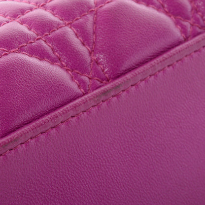 Christian Dior Lambskin Cannage Dior Soft Shopping Tote Pink 8 of 8