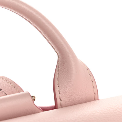 MCM Calfskin Essential Visetos Small Backpack Powder Pink 12 of 13