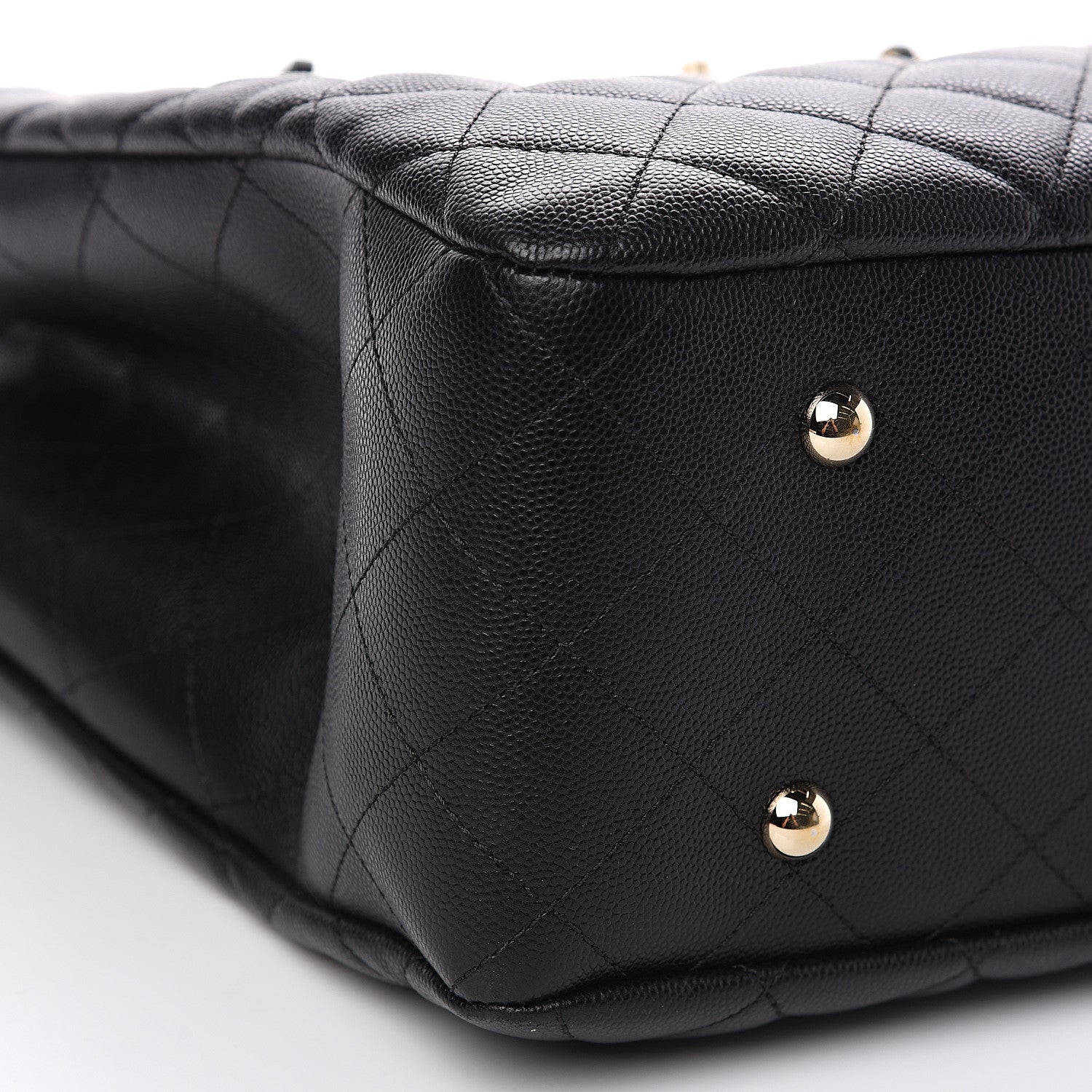 Chanel Caviar Quilted Large Shopping Tote Black 7 of 9